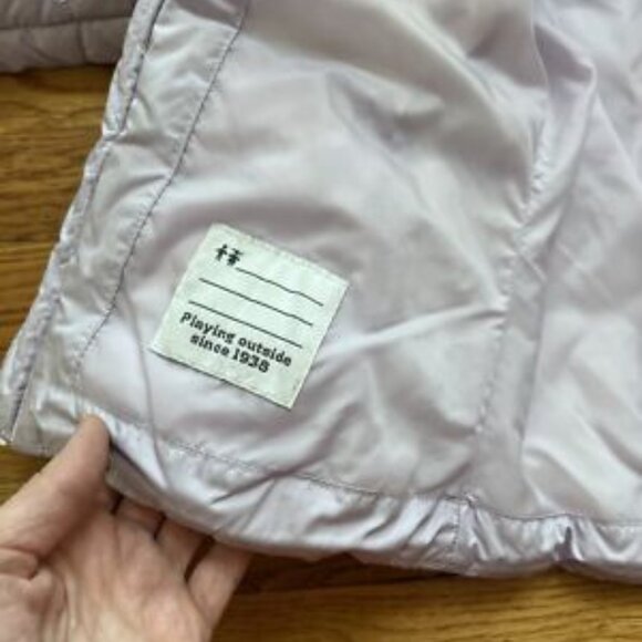 Columbia Girls Puffer Hooded Jacket Size xs Full Zip Up Kids Puffer Coat - Picture 2 of 5